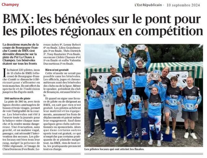 BMX Champey coupe régionale